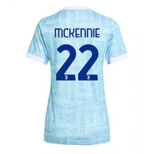 Juventus Weston McKennie #22 Seconda Maglia Femmina 2025-26 Manica Corta